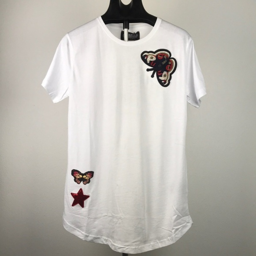 Streetwear Urban Stylish Men Tshirt white Fancy - Picture 1 of 4